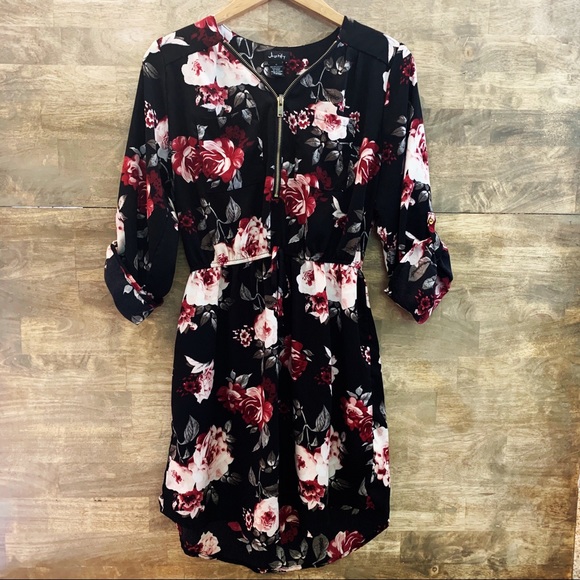 Justify Dresses & Skirts - 🌸4/25🌸 Justify Black Floral Dress